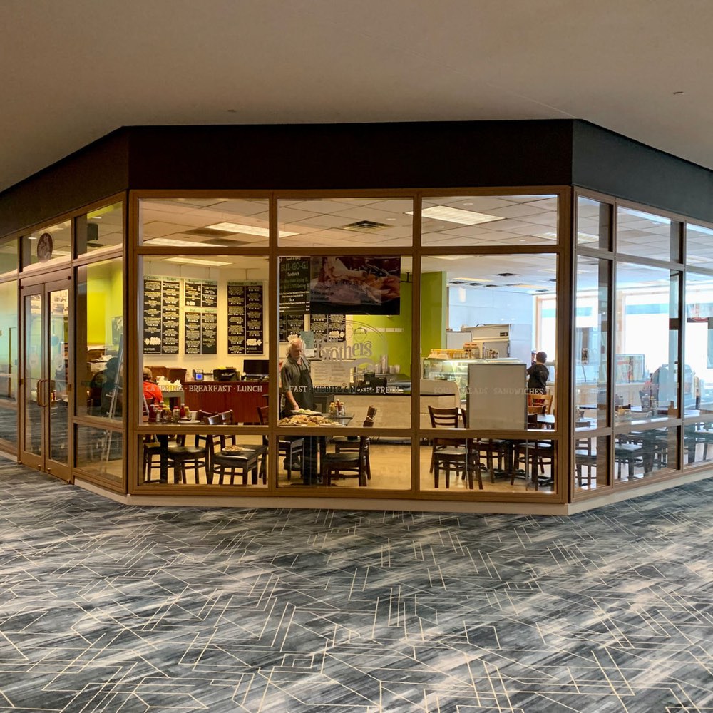 The Brothers Deli storefront on the downtown Minneapolis skyway